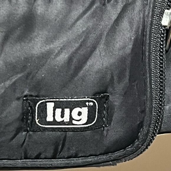 LUG Black Quilted Work Travel Tote Gym Diaper Bag Purse Puddle Jumper - Picture 8 of 8